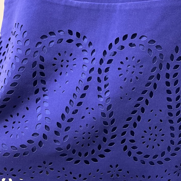 Ann Taylor Purple Eyelet Dress - Picture 6 of 6